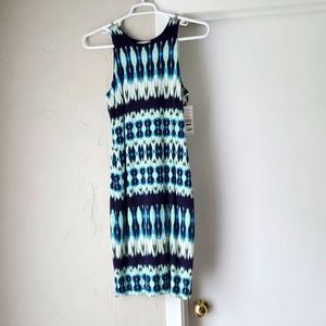 Fitted Tribal printed bodycon dress